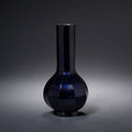 Three Chinese glass vase, two are <b>incised</b> <b>Qianlong</b> <b>four</b>-<b>character</b> <b>mark</b> and of the period