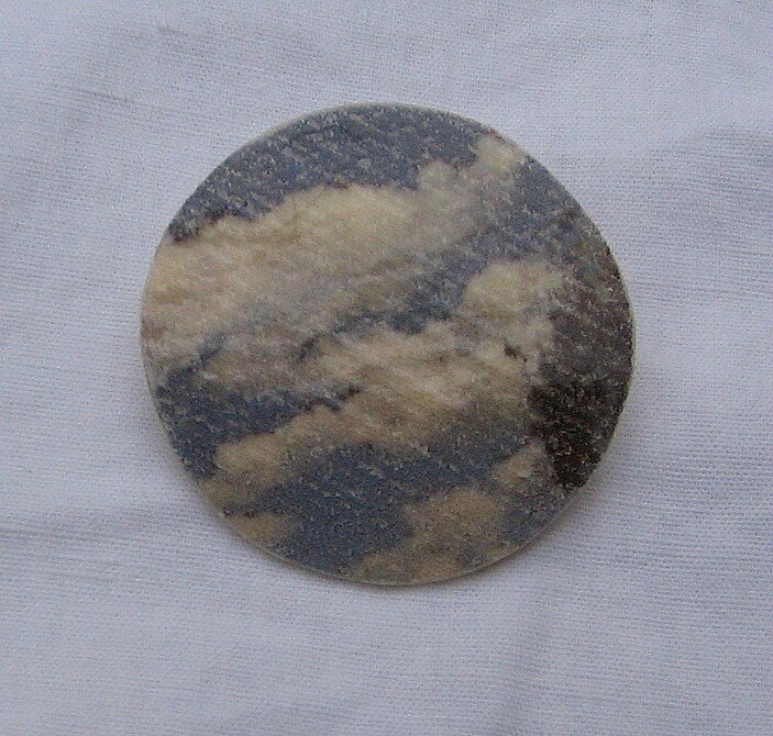 broche ronde nuages
