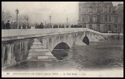 Inondation 1910 Pont-royal