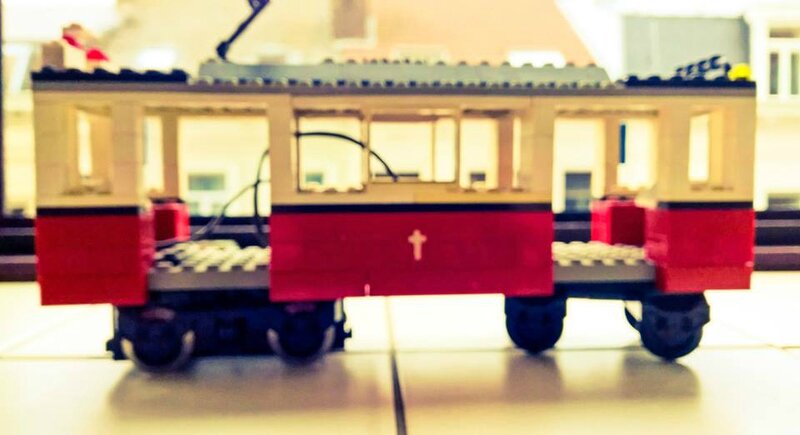 le tram de Vienne Lego fait maison