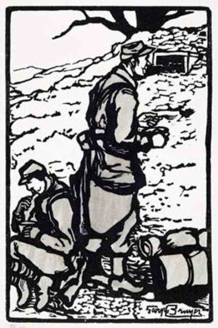 Bruyer guetteur 1916