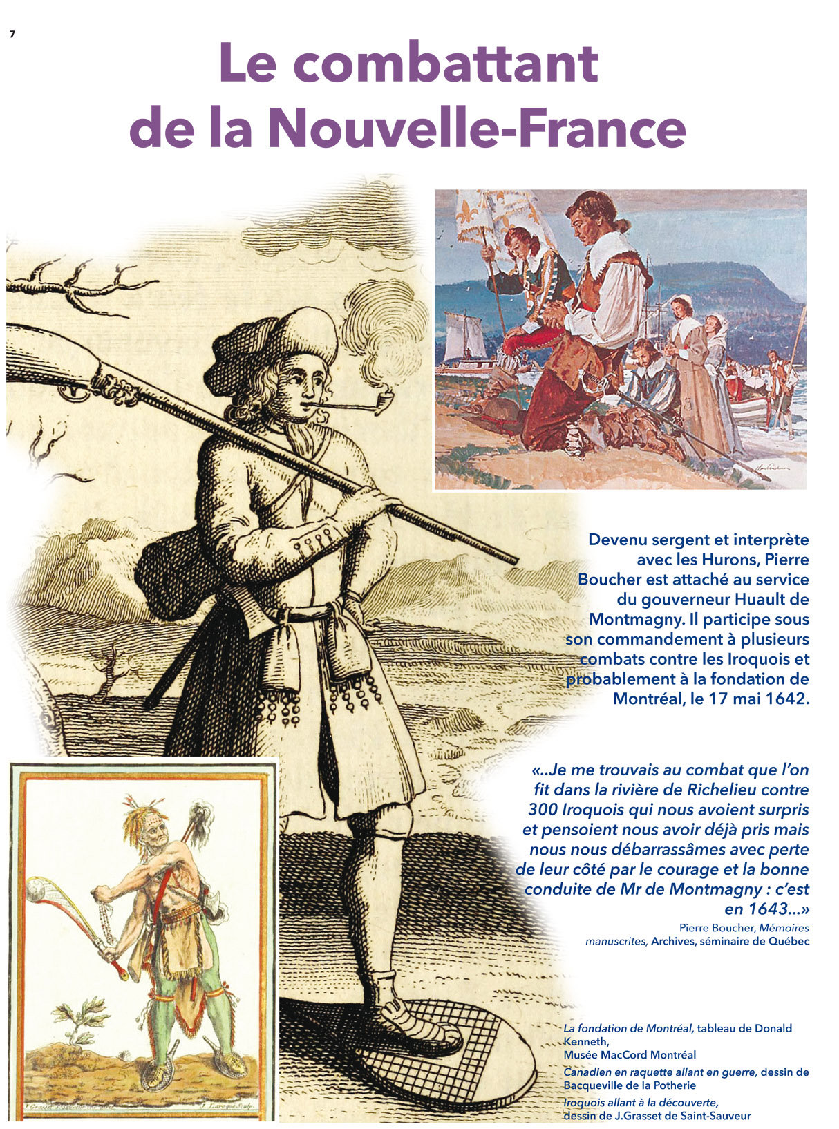 PB 07 Combattant de la Nouvelle-France