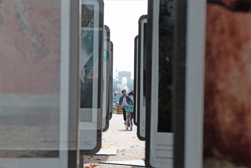 Paris août 2021 ym 23 Défense cycliste arc triomphe