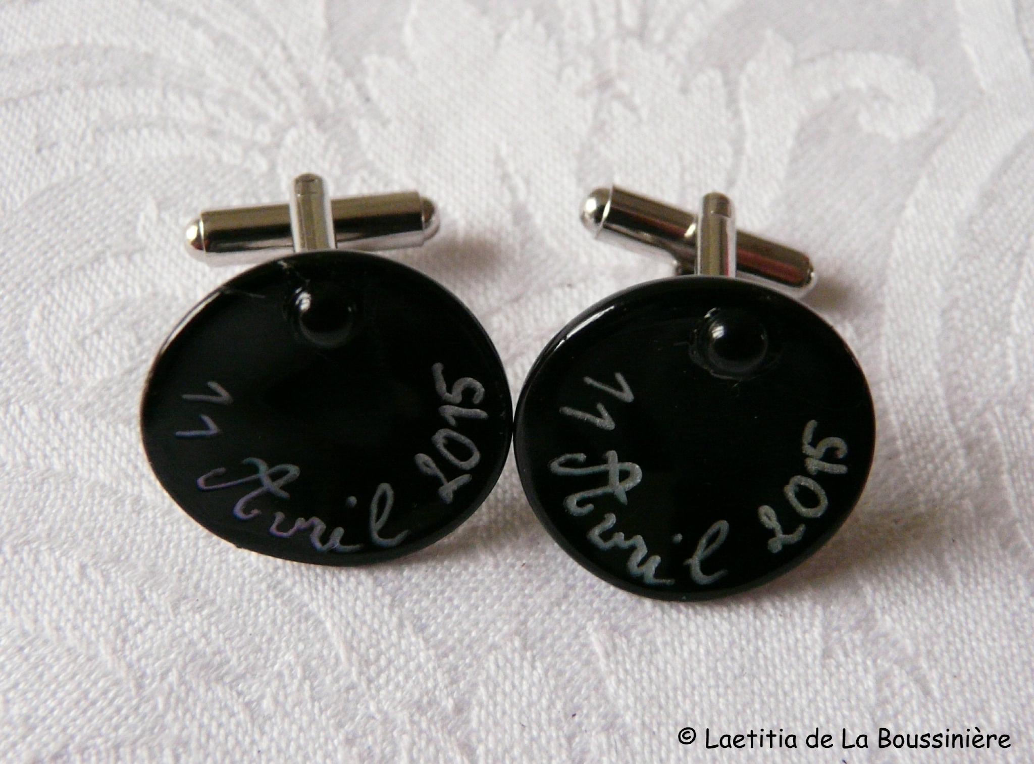 Boutons de manchette personnalisés