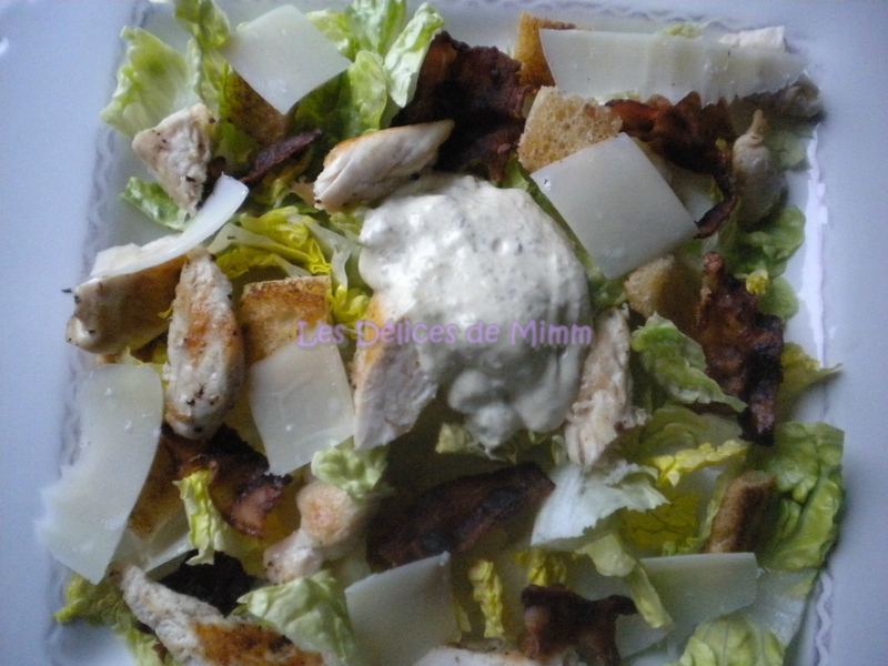Salade César et sa sauce vinaigrette 5