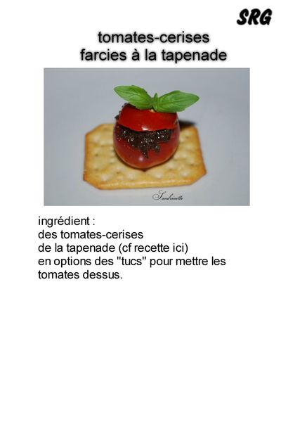 tomates-cerises farcies à la tapenade (page 1)