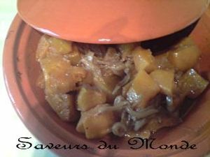 Tajine potiron au miel recettes ESPUMA de POTIRON, NUAGE de PAPRIKA