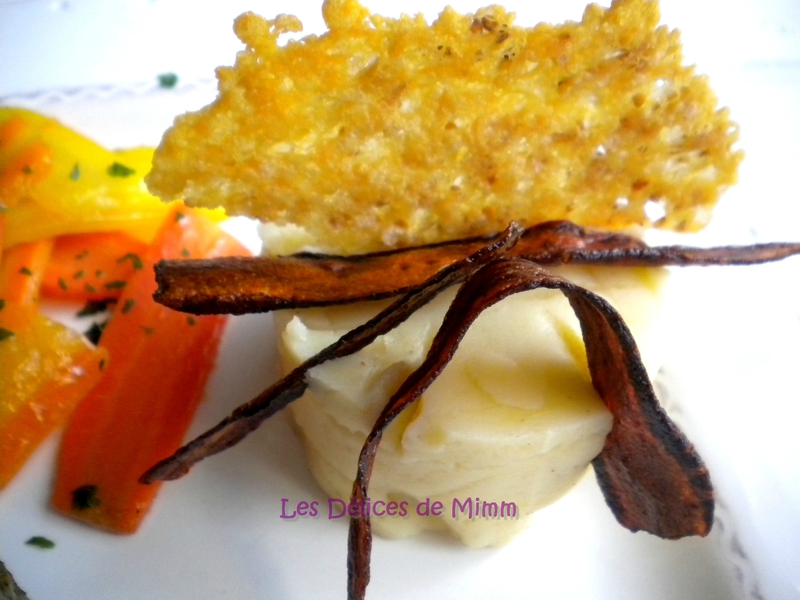 Filet d’agneau en croûte d’herbes et carottes anciennes glacées 5