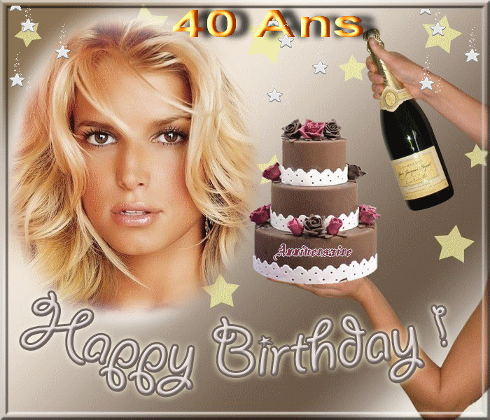 Gifs anniversaires personnalisés avec Age 20 , 30 , 40 ,50 , 60 , 80 et 100 ans photos leblog