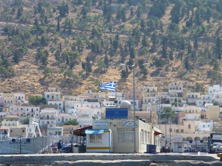 Welcome to Kalymnos - Drapeau Grec