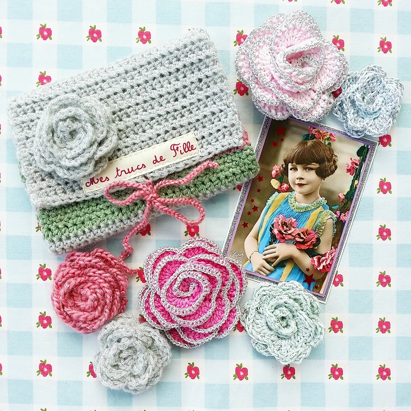 vanillejolie deco crochet fleurs