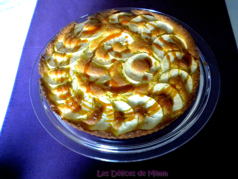 Tarte aux pommes à l’Amaretto et caramel au beurre salé 2