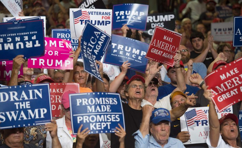 Trump supporters 2018 enthusiasm