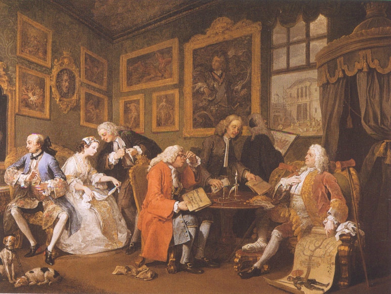 Hogarth-Contrat de mariage