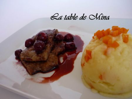 Foie de veau aux griottes et aux cinq-épices chinois recettes dessert tirassimu au griottes