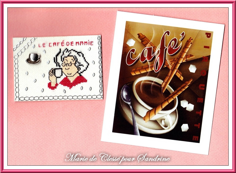 Échange ATC Perso (Café-Chocolat) Marie de Clessé pour Sandrine 2