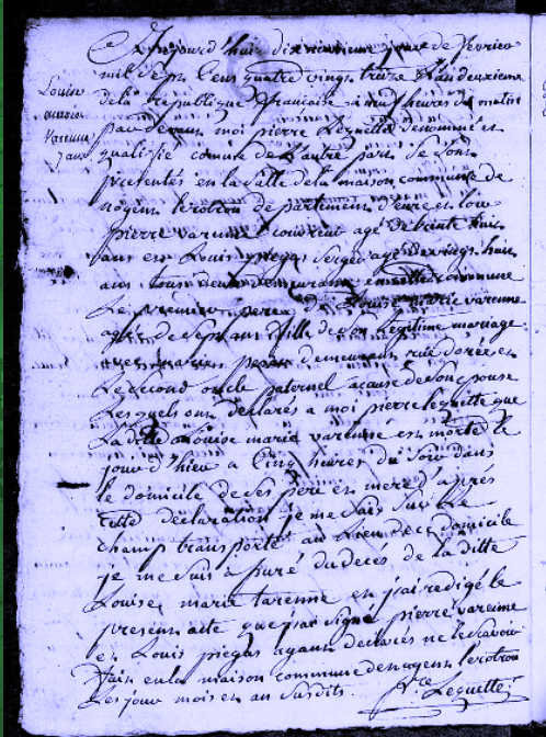 93-02-19 1 Louise Marie Varenne