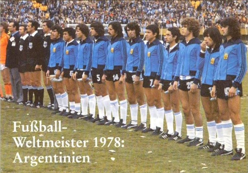 CPM Finale 1978 Equipe d'Argentine