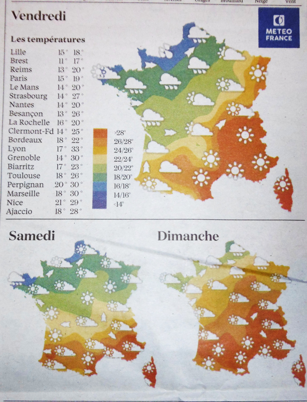Vendredi 21 septembre 2018