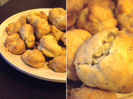 Gougères de Gouda au cumin recettes plats Cake au gouda, jambon et cumin