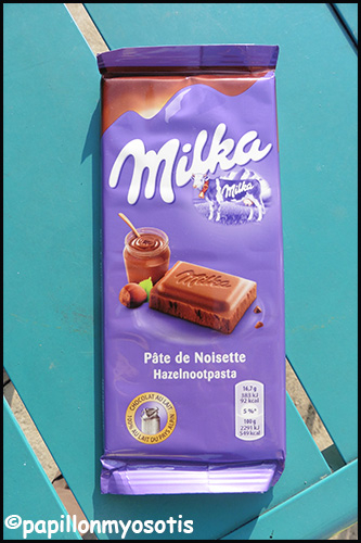 Milka tablette pâte de noisette