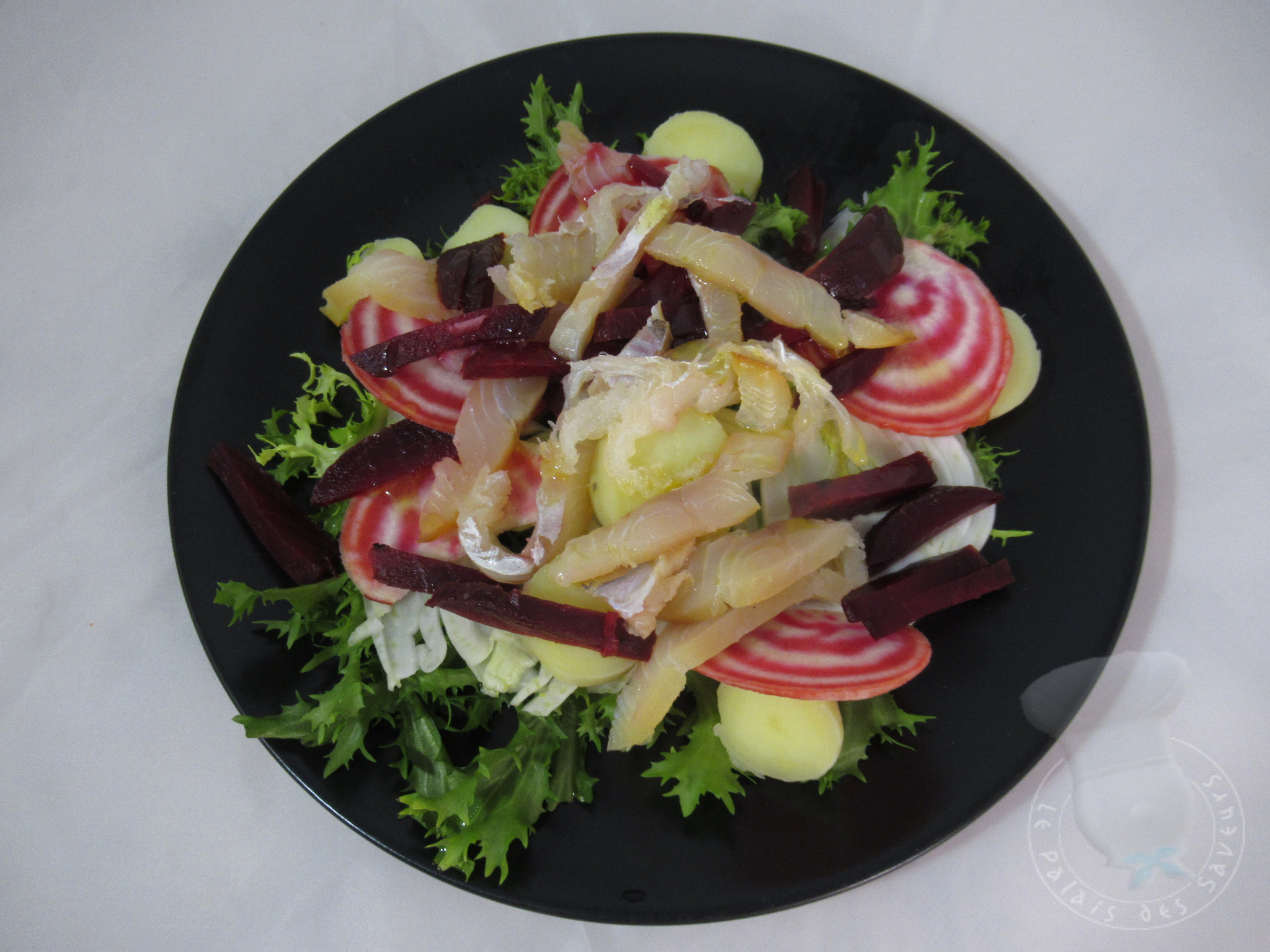 Salade tiède de haddock et pommes de terre
