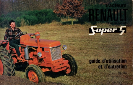 Renault Super 5 Guide d'utilisation et d'entretien NE954