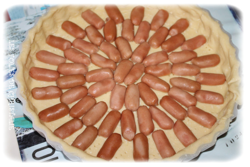 Tarte saucisses 1