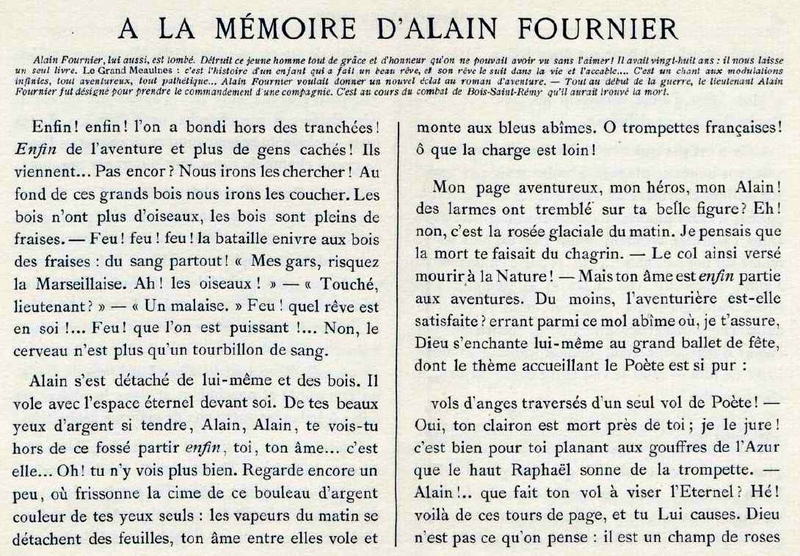 A la mémoire A Fournier