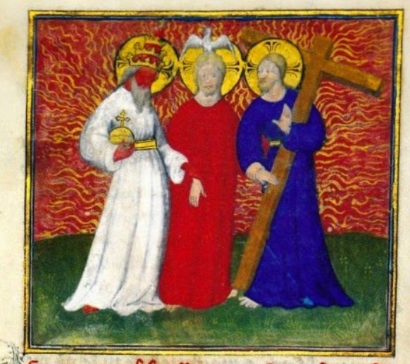 Trinité triandrique, Miniature du XVe, Stimulus Amorus INTERDIT