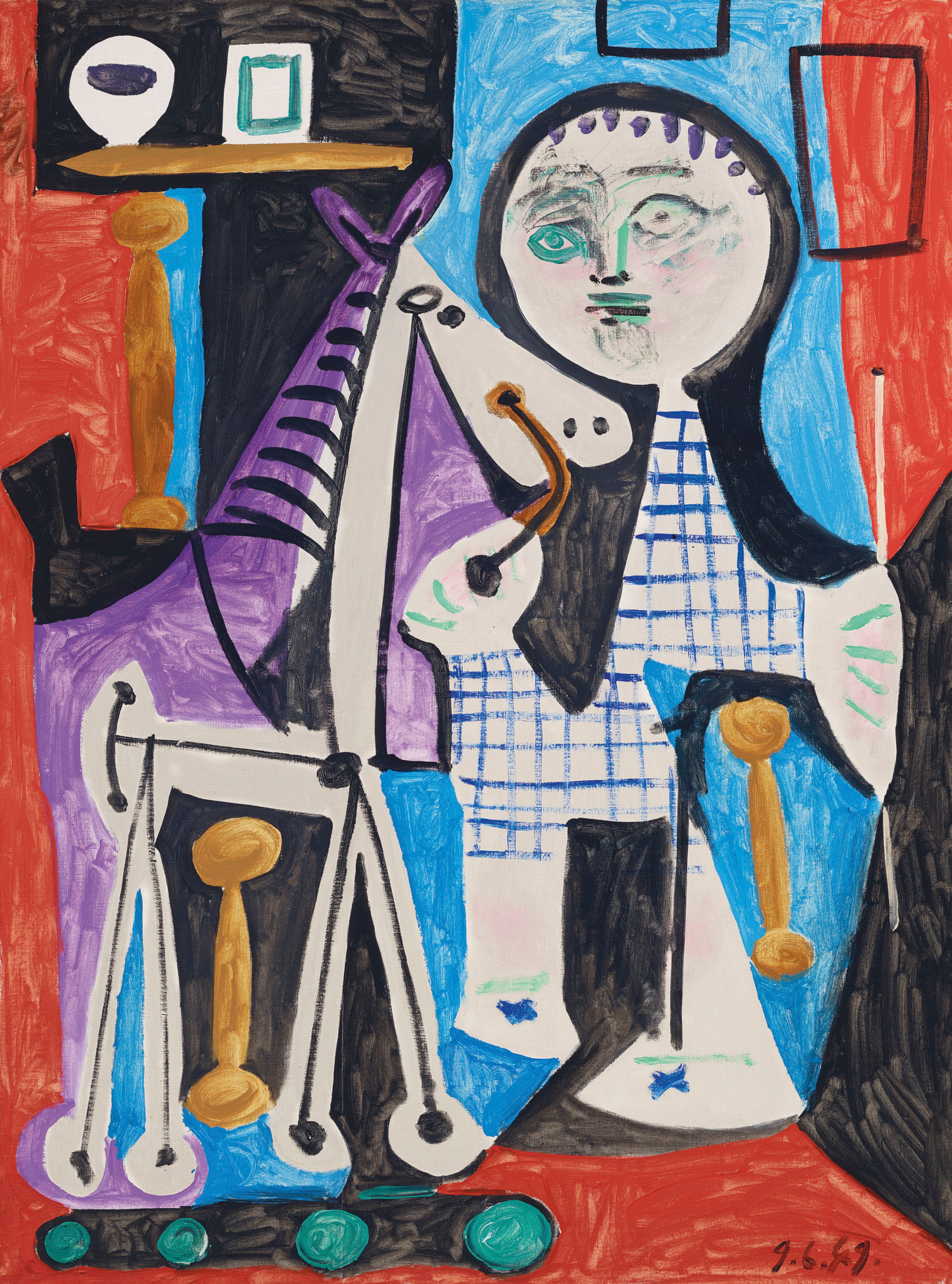 Child with a toy horse (Paulo), 1923 by Pablo Picasso: History, Analysis &  Facts