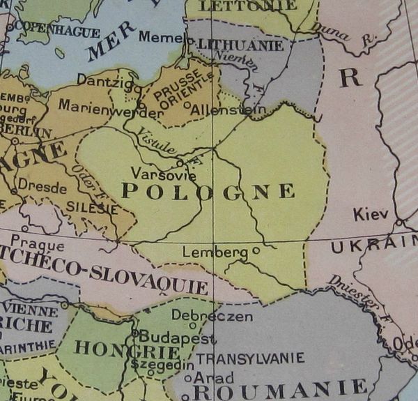 Carte Pologne