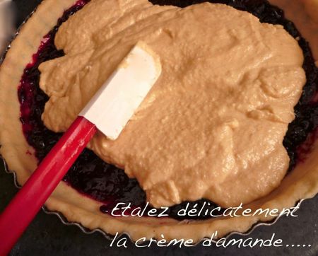 tarte amandine au cassis 5