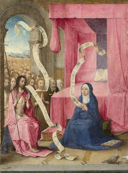 juan de flandres+apparition du christ à la Vierge+national gallery london