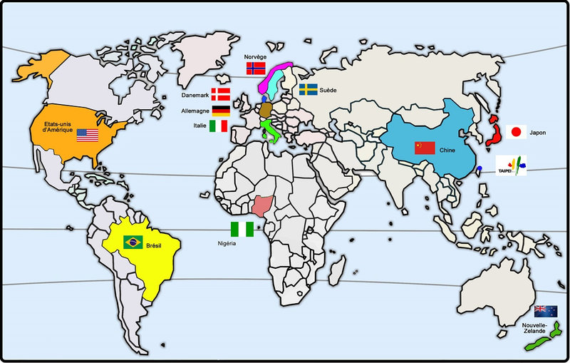 Carte Monde CM FIFA Chine 1991 R