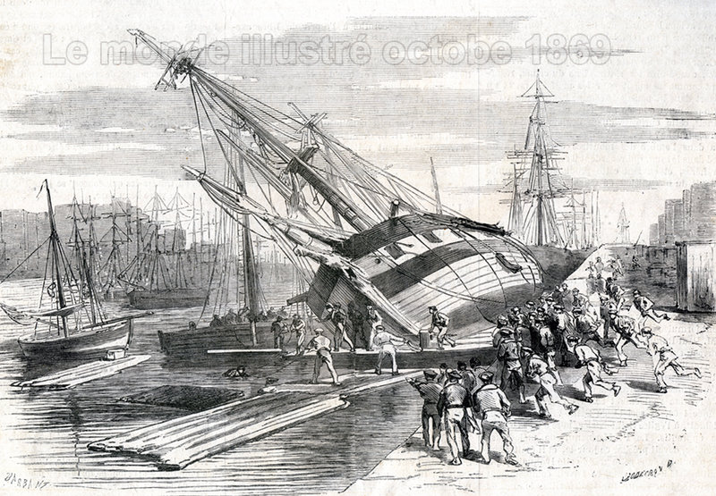 Commerce bassin 1869 ALG