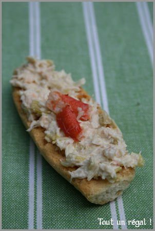 Rillettes de crabe recettes Macarons aux rillettes de crabe