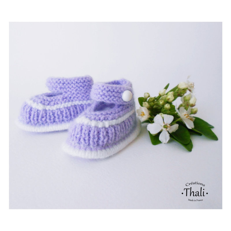 Chaussons Lilas 08Ca