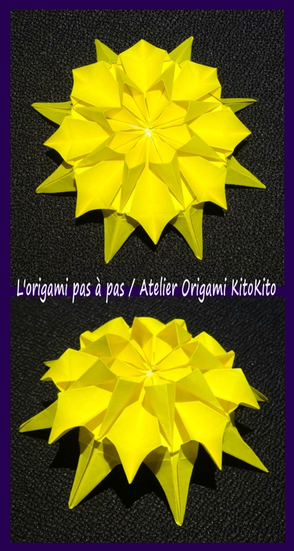 Atelier Origami KitoKito Chrysanthème 1