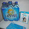 L'eau minérale Hépar [Test avec Croquons La Vie avec Nestlé]