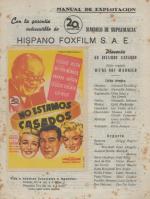 1952 Manual de explotacion Espagne dossier de presse