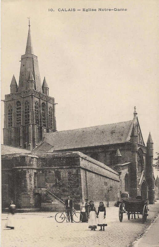 CPA Calais Eglise Notre Dame