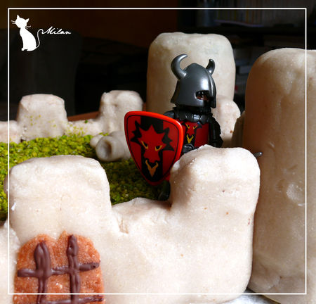 Le gâteau château fort recettes enfants recettes dessert Le gâteau château fort