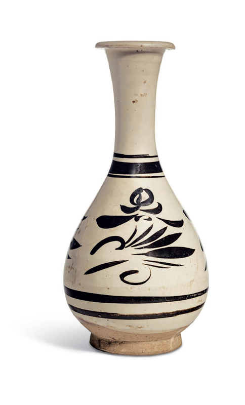 A_painted_Cizhou_pear_shaped_vase__yuhuchunping__Northern_Song_Jin_dynasty__960_1234_