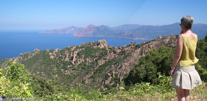 Calanche de piana par la route