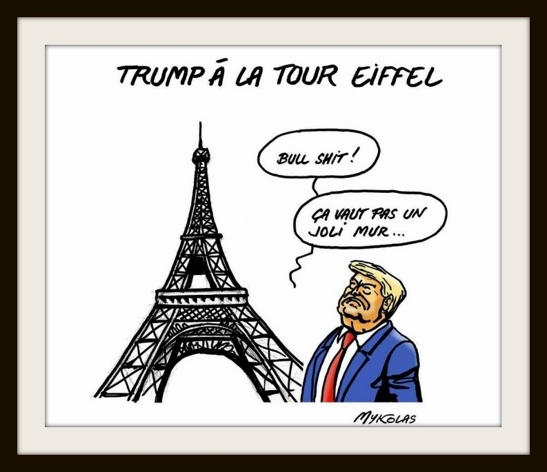 trump tour eiffel