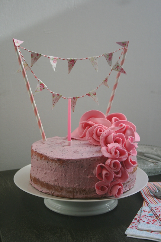 Nacked cake tout rose - Passion culinaire 2