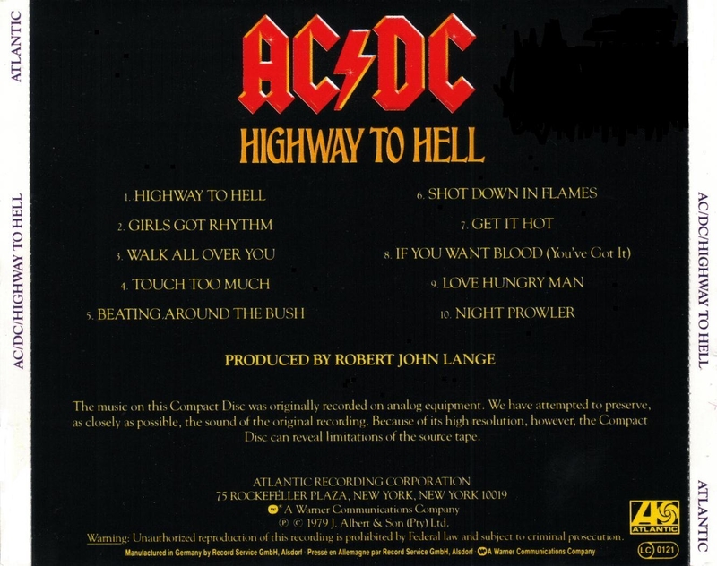 AC-DC - Highway To Hell BACK