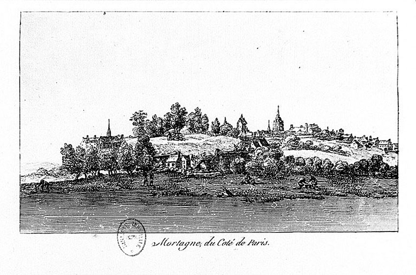 Mortagne depuis route de Paris Brion de la Tour