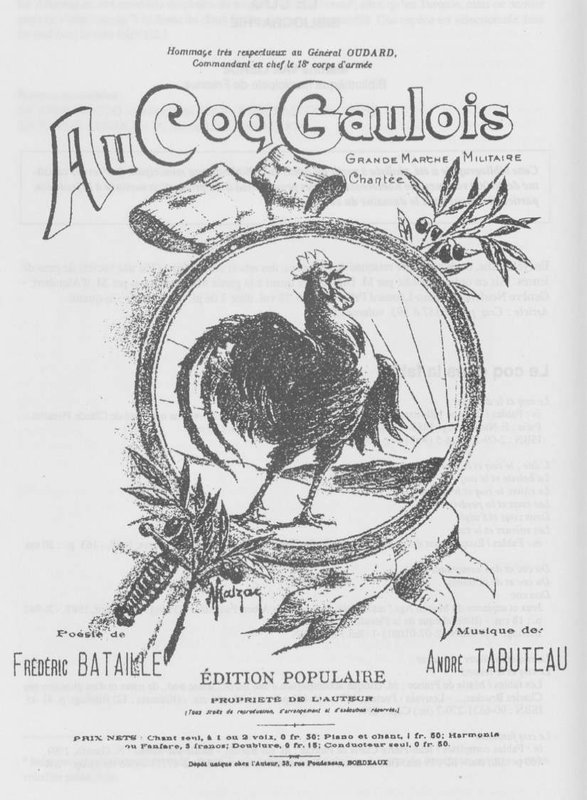 au coq gaulois chant